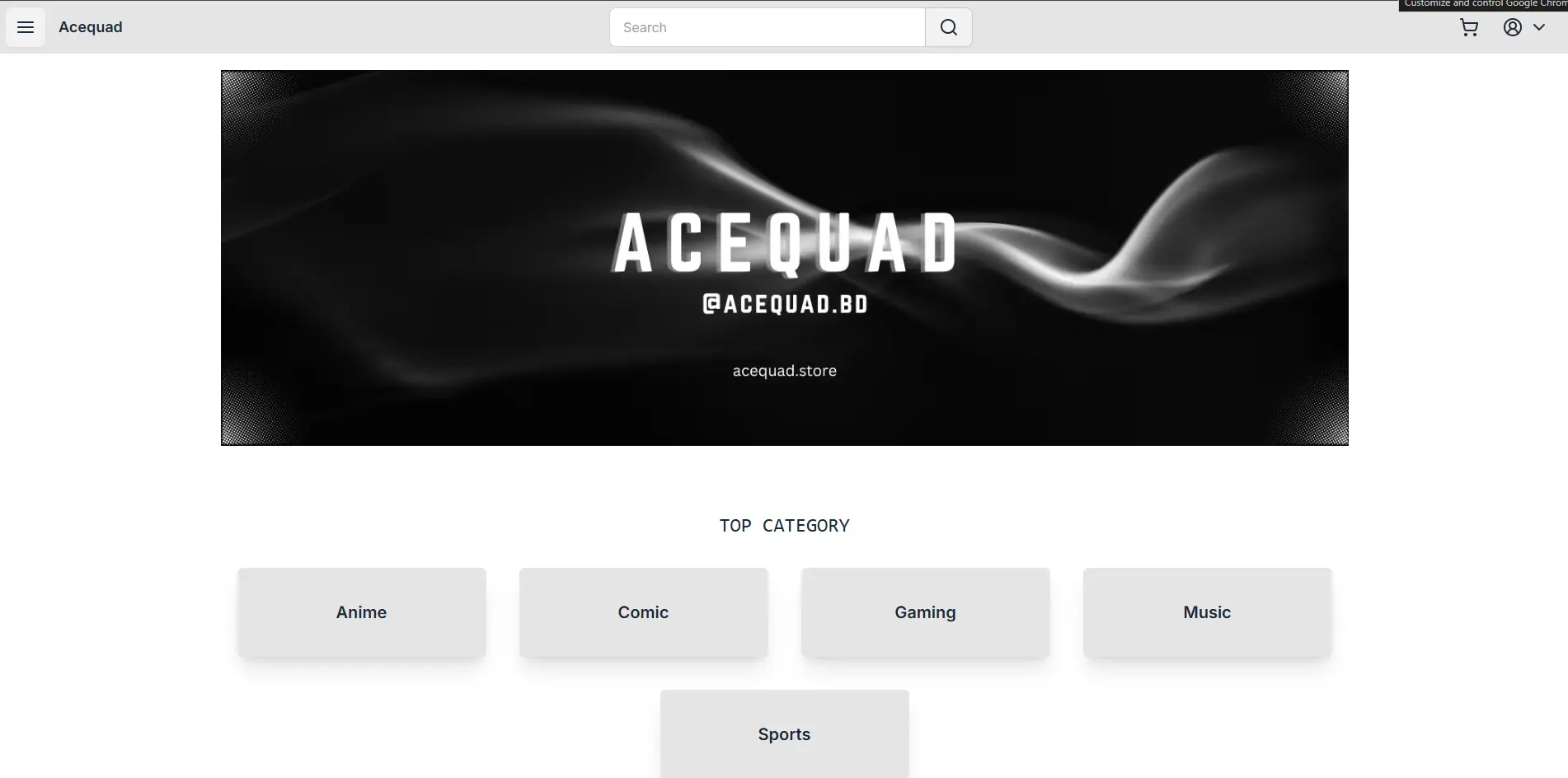 Clothing Storefront screenshot